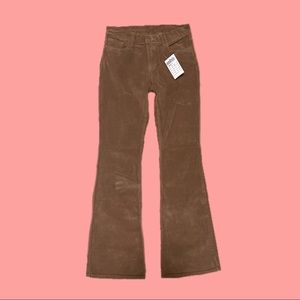 Brown corduroy pants from Brandy Melville. NWT